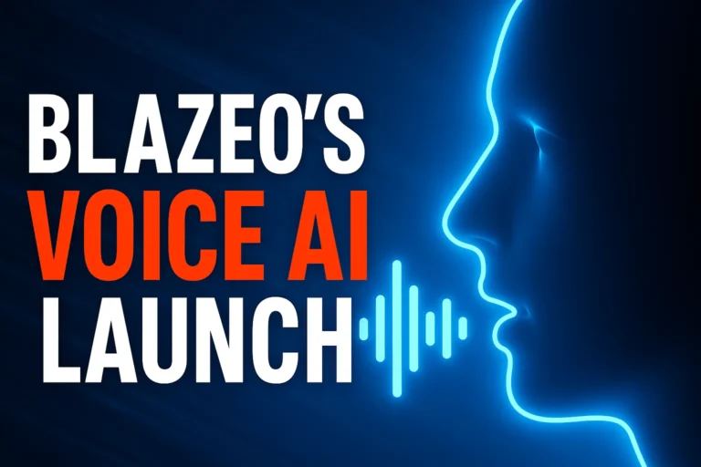 Blazeo Launches Voice AI - Hybrid Call Center Tech Promising 35% Cost Savings
