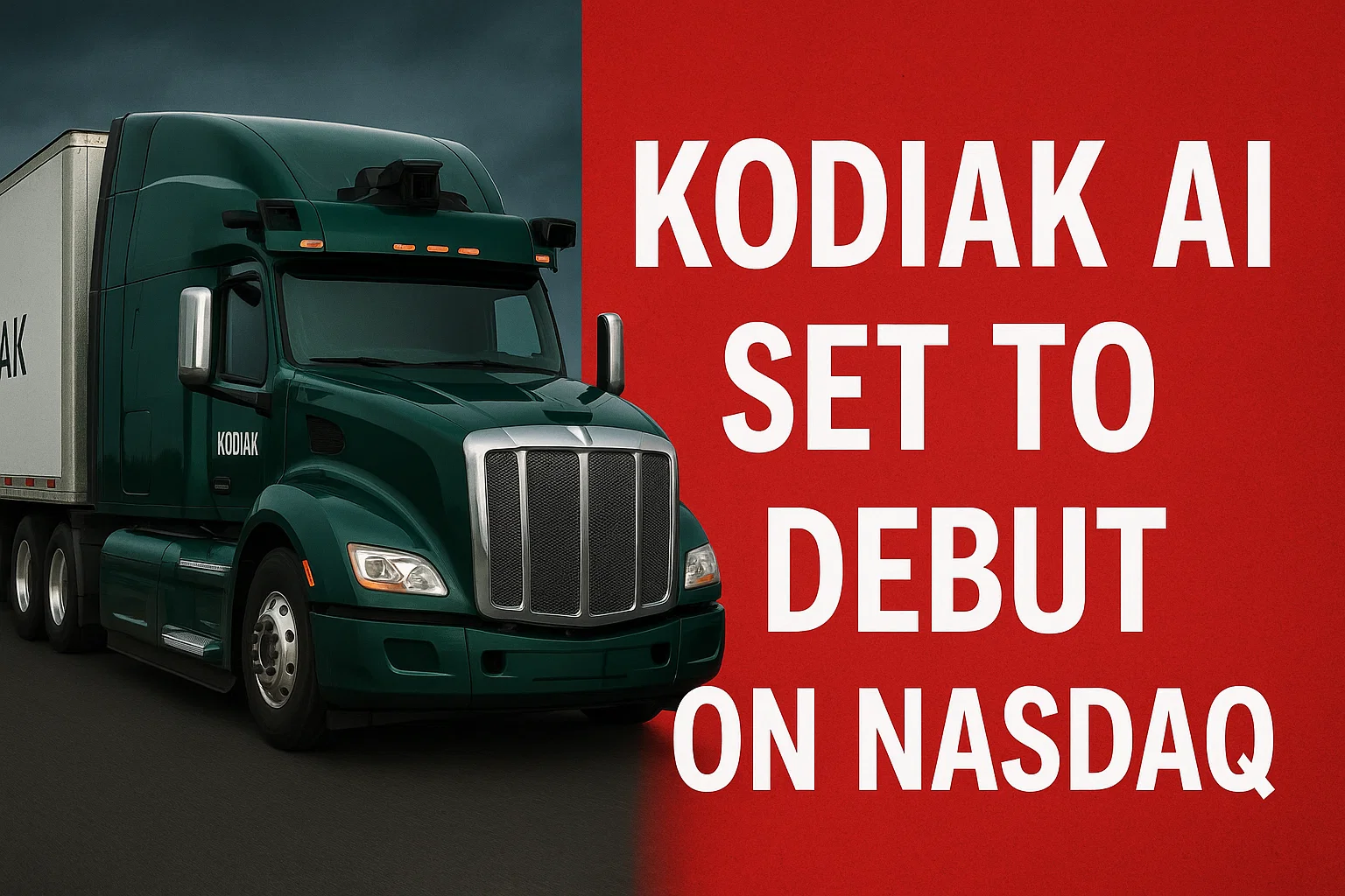 Inside Kodiak AI’s $2.5B SPAC Deal - What Its Public Debut Means for Self-Driving Freight